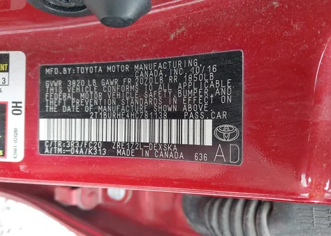 2T1BURHE4HC781138